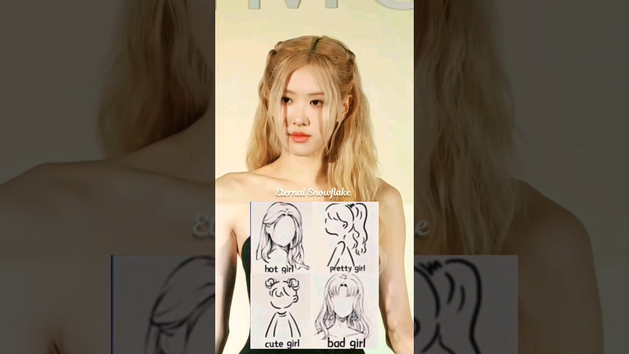 Rose in different hairstyle✨️ 