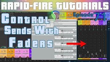 Controlling your Sends Using track Faders (Rapid-fire REAPER Tutorials Ep71)