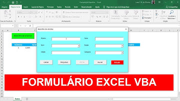 Criar Formulário no Excel - Planilha de Competição Esportiva - Aula 03