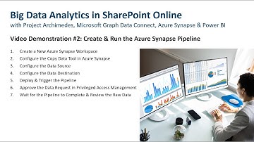 Project Archimedes Demonstration 2 - Configuring and Running the Data Pipeline