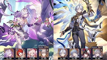 Apocalyptic Shadow 4 | 3.4 Honkai Star Rail | E0S1 Castorice & E0S1 Phainon