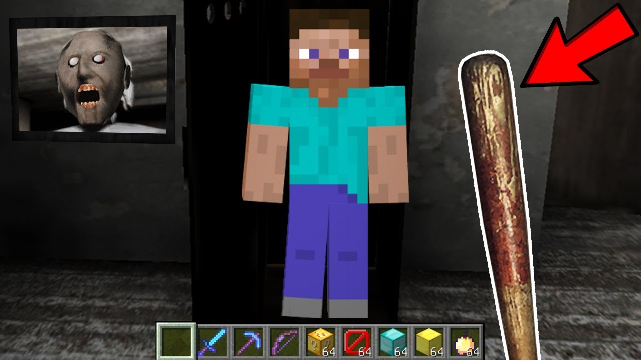 ПРЕВРАТИЛСЯ В БАБКУ ГРЕННИ В РЕАЛЬНОЙ ЖИЗНИ В МАЙНКРАФТЕ ТРОЛЛИНГ ! НУБ ...