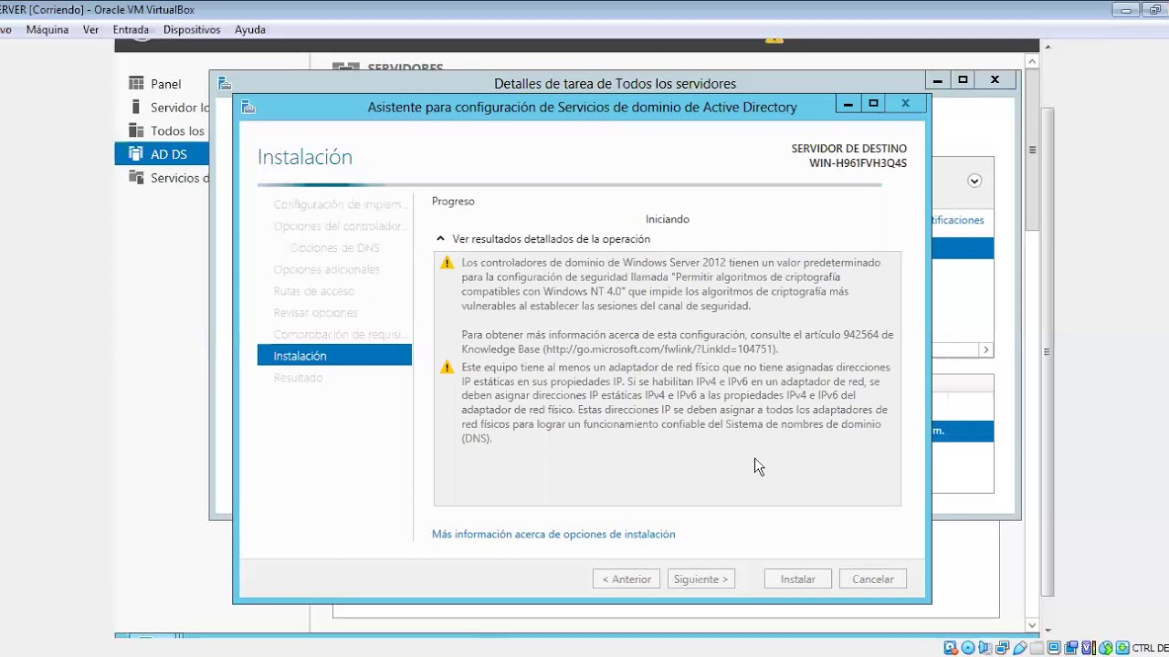 INSTALAR ACTIVE DIRECTORY EN WINDOWS SERVER 2012 Y AGREGAR USUARIOS EN ...
