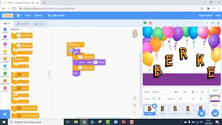 SCRATCH DERSLERİ - İSMİMİ YAZIYORUM