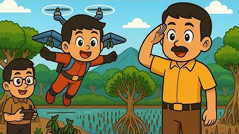 CARA MONITORING HUTAN MANGROVE | CERITA DAN DONGENG MANGROVE | PESAN MORAL | EDUKASI MANGROVE