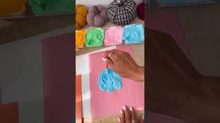 Pumpkin Puffy Paint Craft