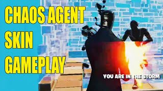 CHAOS AGENT Skin GamePlay in Fortnite Zone Wars