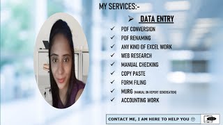 Top-Quality Data Entry & More on Fiverr #fiverr #dataentry #account #excel