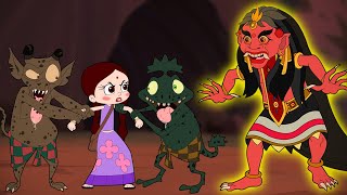 Chhota Bheem Vs Rangda - पथव चकर क कहन Kids Adventure Videos Cartoon Movies For Kids