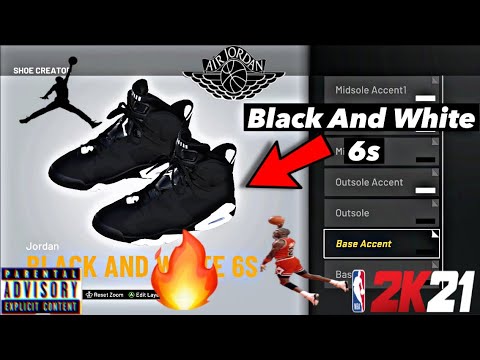 HOW TO MAKE BLACK AND WHITE AIR JORDAN 