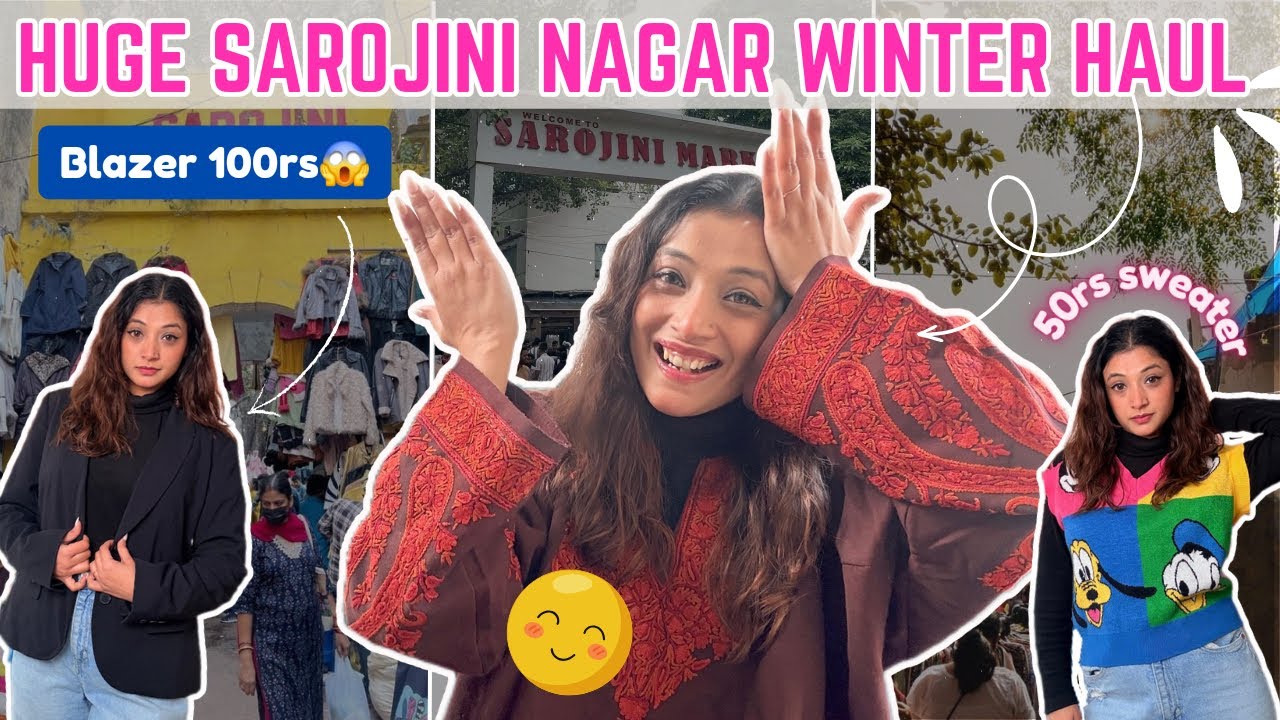 || Sarojini Nagar *HUGE* Haul starting Rs.50😱😍Jeans/Blazer/Tops and More ||