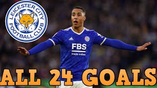 Youri Tielemans - All 24 Goals for Leicester City so far - 2019-2022