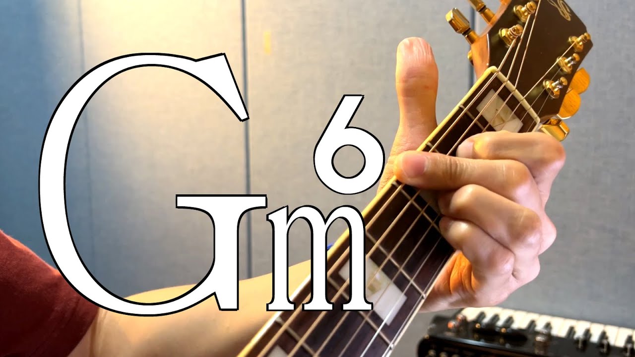 하루10분 통기타 Gm6 코드 소리 & 모양 (고급) Gm6 chord guitar lesson 기타솔져