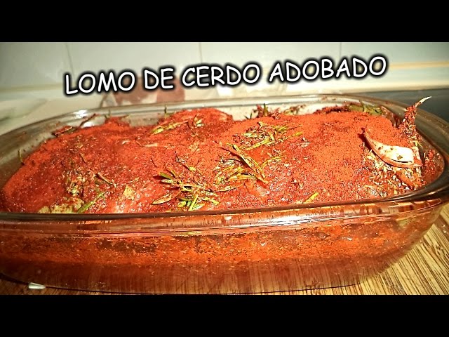 LOMO DE CERDO ADOBADO CASERO | Recetas de Cocina - YouTube