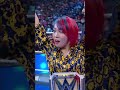 Asuka is presented with the NEW WWE Women’s Championship image