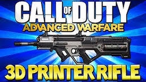 CRAZY NEW WEAPONS! Call of Duty Advanced Warfare Gun that Prints Bullets & Plasma Power Rifle