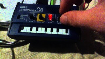 korg monotron Duo mods cv-gate _ velleman mk107 mods cv-gate