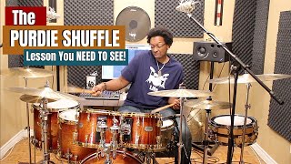 The Purdie Shuffle Lesson You Need To See!! 🚨