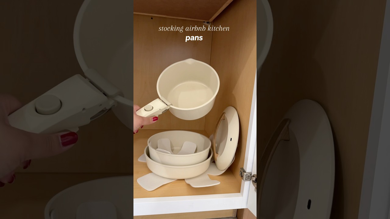 stock my airbnb kitchen with me