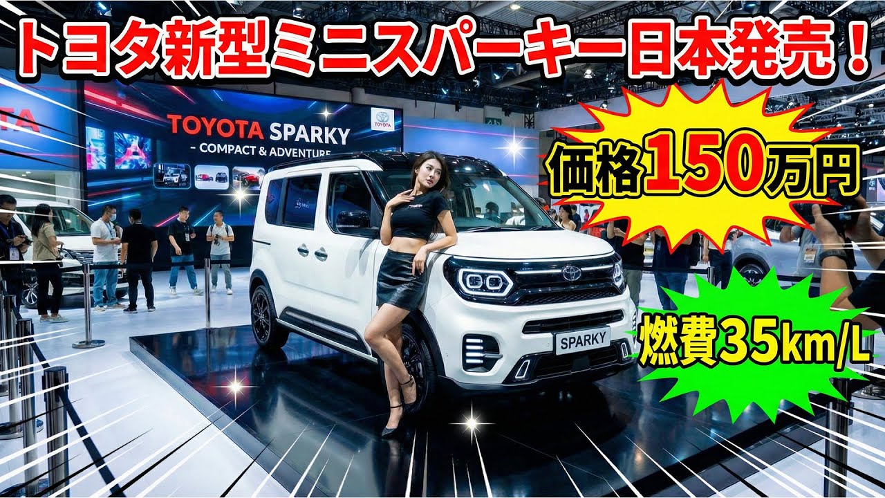 2026 Latest] Toyota's new Mini Sparky goes on sale in Japan! Price