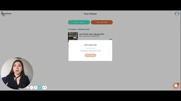 How to join a Game Session via Game Code in Gamoteca