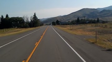 The input video for lane detection