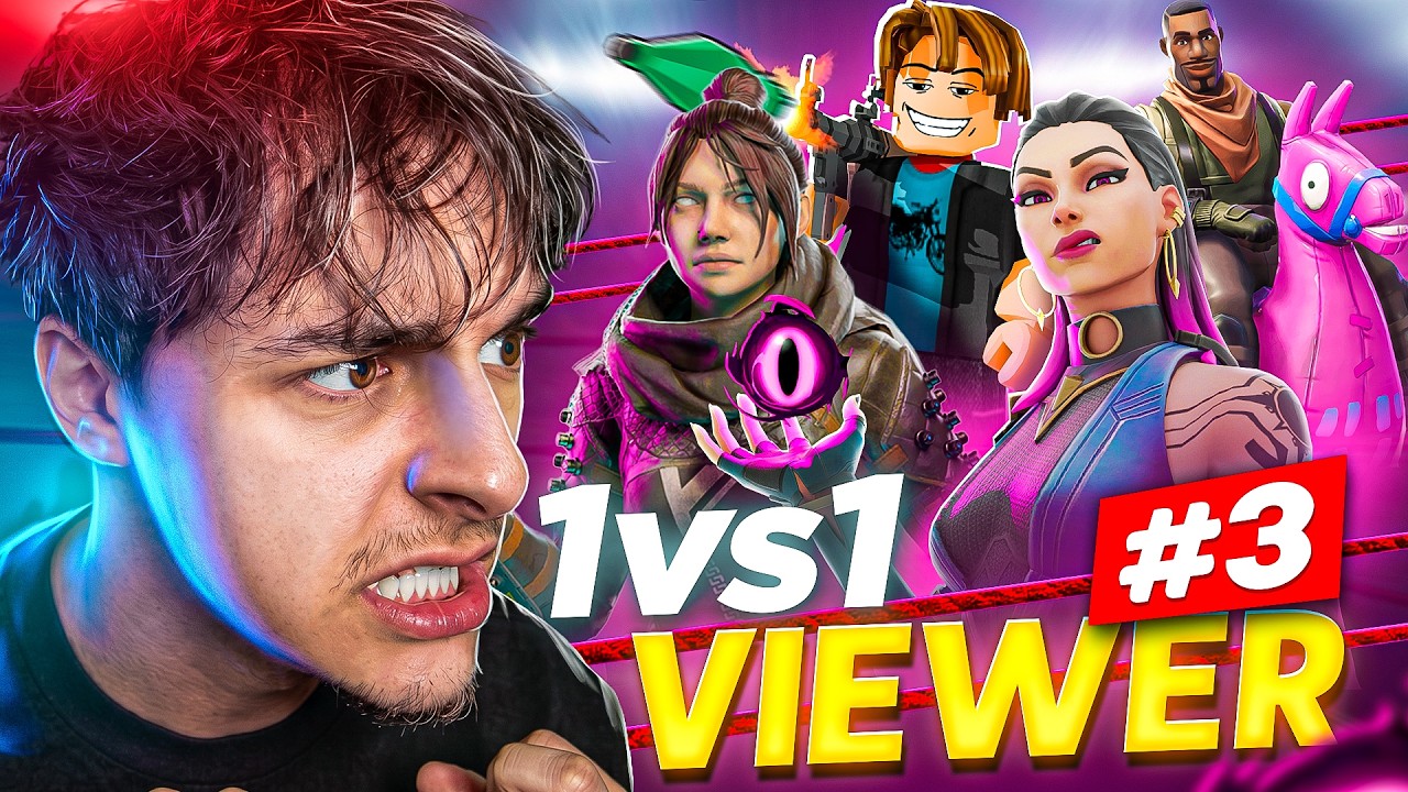 J'AFFRONTE LES VIEWERS #3 EN 1V1 SUR LES JEUX DE LEURS CHOIX !!