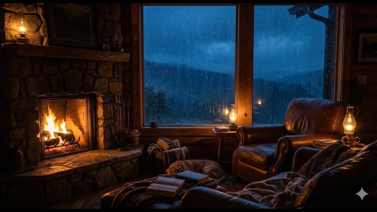 🔥 ASMR Rain Window LIVE for Deep Relaxation & Sleep