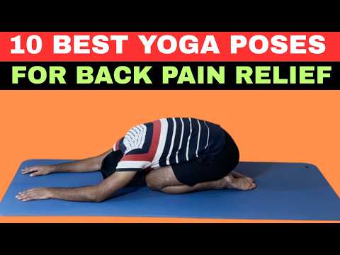 10 Best Yoga Poses For Back Pain Relief Easy Yoga For Lower Back Pain Yoga Glow