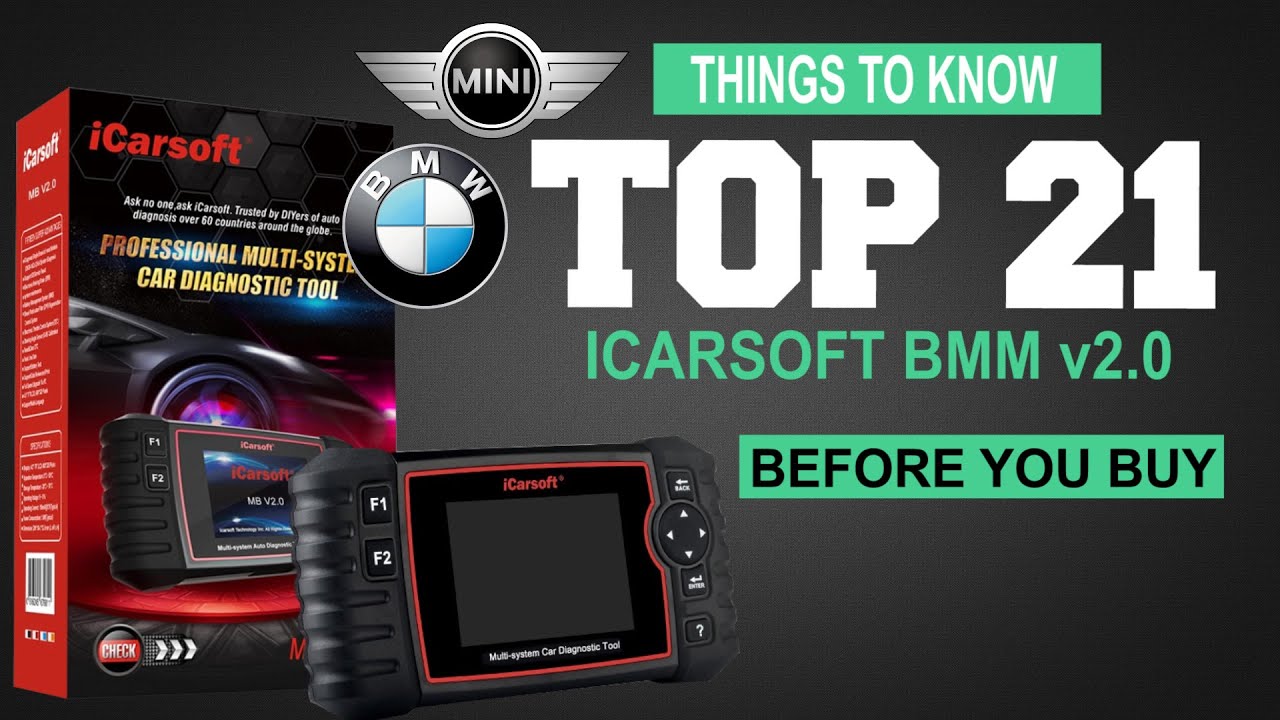 iCarsoft BMM v2.0 - 21 Things to know BEFORE you Buy. The Best BMW Mini OBD2 Scan Tool?