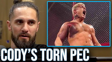 Seth Rollins over de gescheurde borstspier van Cody Rhodes