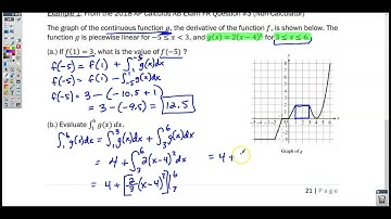 Section 8-3 Video 1- Using Accumulation Functions and Definite Integrals in Applied Contexts