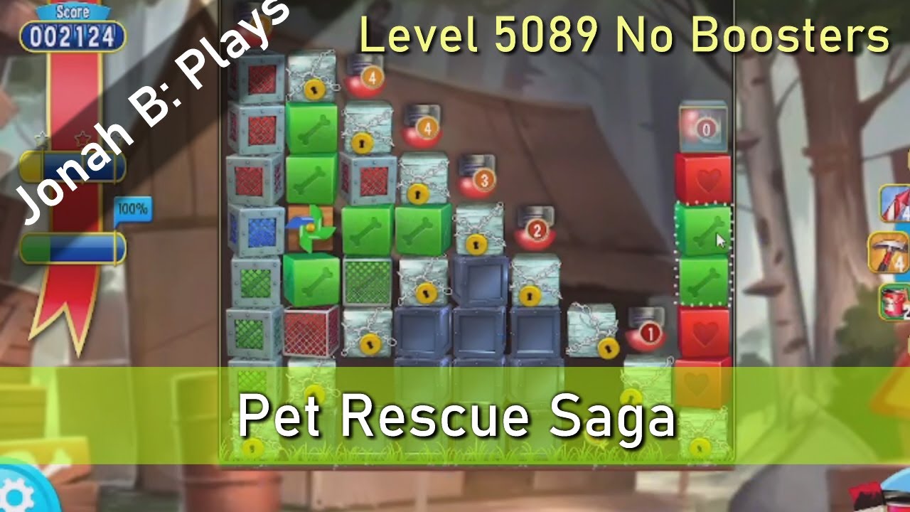 Pet Rescue Saga Level 5089 No Boosters - YouTube