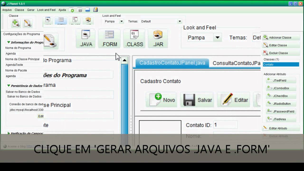 Criando um Programa com o J Planet e Editando no NetBeans - YouTube