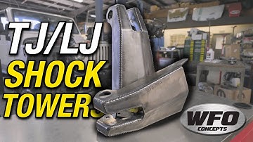 Want Coil Overs on Your LJ/TJ? You Will Need This! | WFO Concepts TJ/LJ Front Coilover Shock Tower