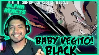 BLACK AND BABY FUSE?! | Beerus VS Baby Vegito Black REACTION @Hyourinjutsu #dbz #dbs #reaction