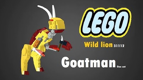 Lego 31112 one set alternate build - Goatman