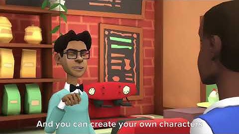 An example plot. How to create your first animated video #Plotagon