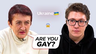 USSR Grandma Reacts to Gay Grandson - Truth or Drink. LGBT Coming Out | Blind dates in Ukraine