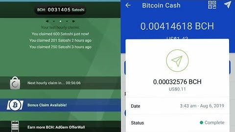 Free Bitcoin Cash - Earn BCH By Watching ADS - Payment Proof