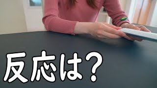 ママに誕生日プレゼントで初めてアクセサリーあげました