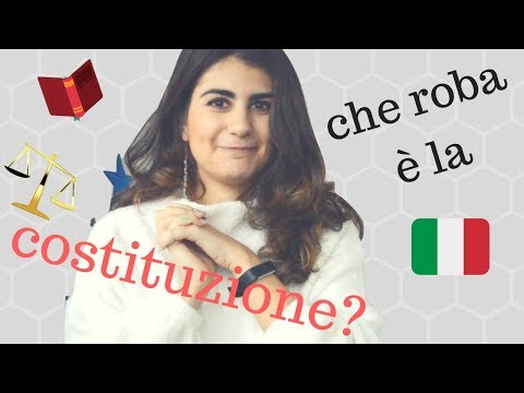 Video: Cos'è La Costituzione?