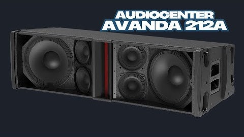 AVANDA SeriesActive DSP-controlled Line Array Loudspeaker | AUDIOCENTER Line-arrays #dj