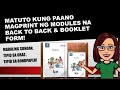 BACK TO BACK & BOOKLET PRINTING Step-by-step Guide (Tagalog)
