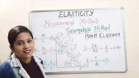 Lecture 17. Point elasticity of Demand