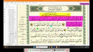 Learn Quran online'al-Bayyinah ayah 1'Aisha