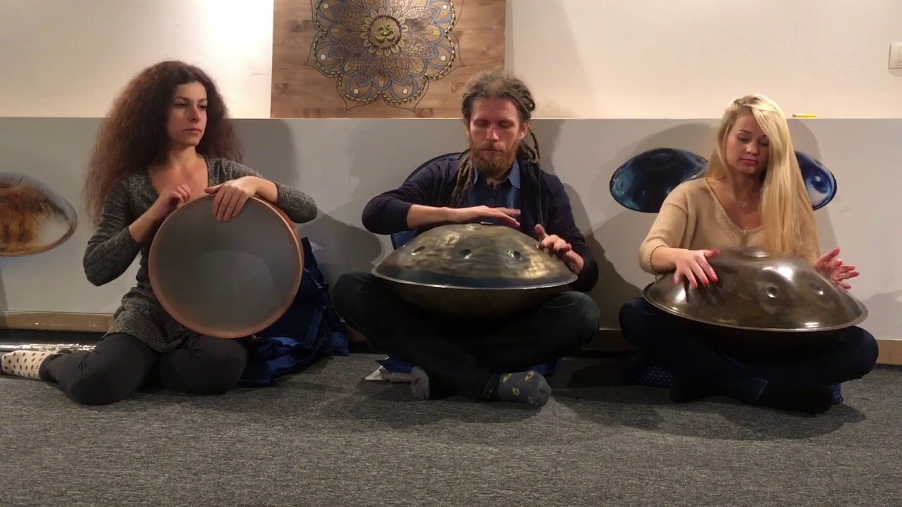 Pasha, Masha & Nastya - Handpan & Frame Drum, 7 beat groove