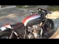 1979 honda cb650 custom cafe racer motorcycle  process build  rusty knuckles diy