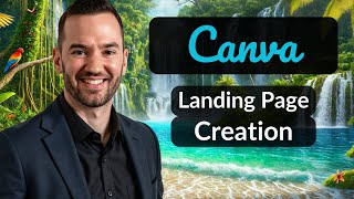 How To Create A Landing Page With Canva 2025 Canva Landing Page Tutorial