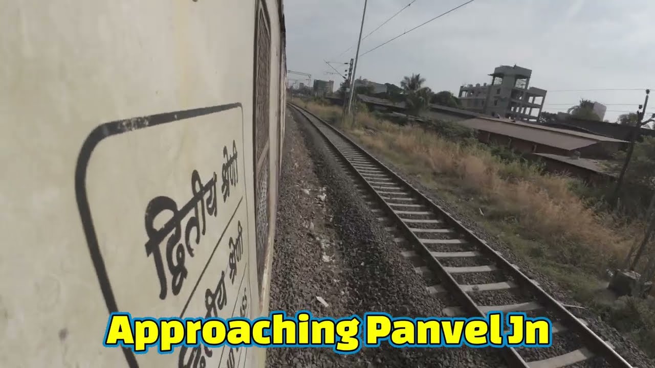 Belapur to Panvel Junction | Full Local Train Journey | Real-Time